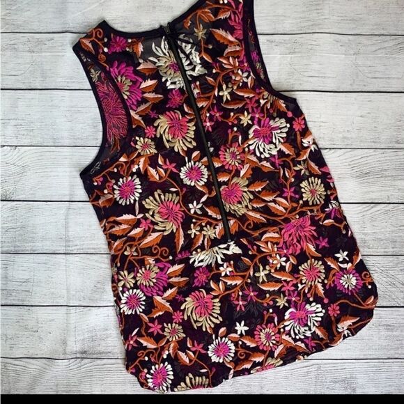 Anthropologie Embroidered Tank Top  - Picture 4 of 12